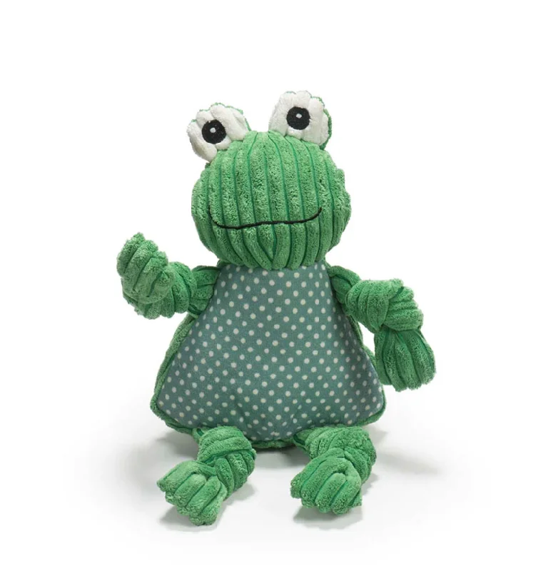 Pet toysHuggleHounds Knotties Fergie Frog