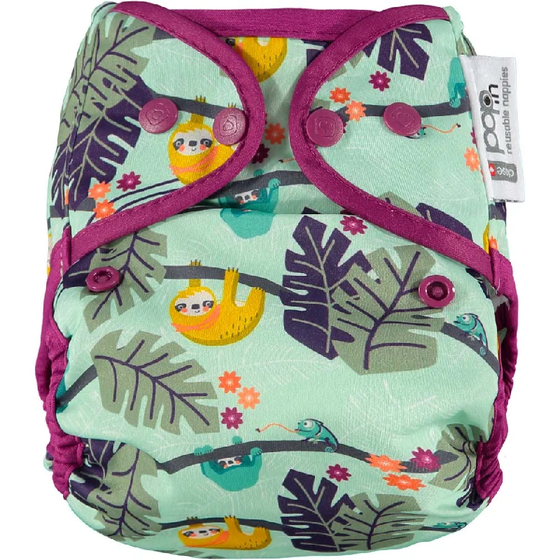 Pop-in Sloth Popper Nappy Wrap