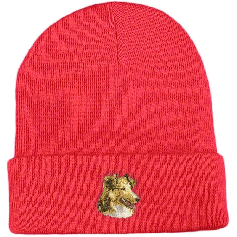 Shetland Sheepdog Embroidered Beanies