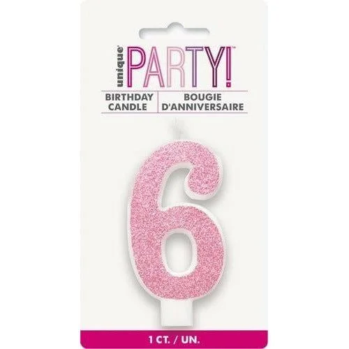 remove dead hair and dandruff, and promote pet skin health.Numeral Candle 6 Glitter Pink