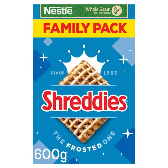 Nestle Shreddies The Frosted One Cereal   600g