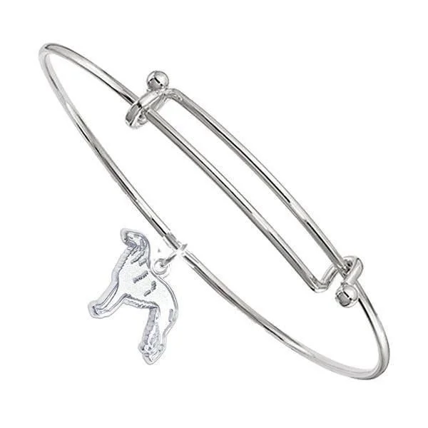 Borzoi Bangle Bracelet