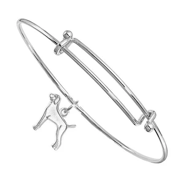 Weimaraner Bangle Bracelet