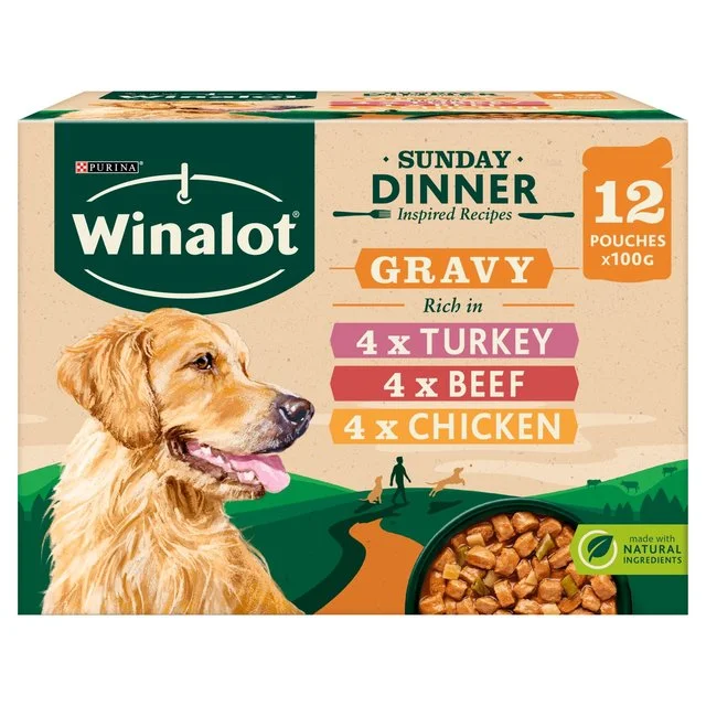 - Wholesale price of dog foodWinalot Sunday Dinner Mixed in Gravy Wet Dog Food    12 x 100g