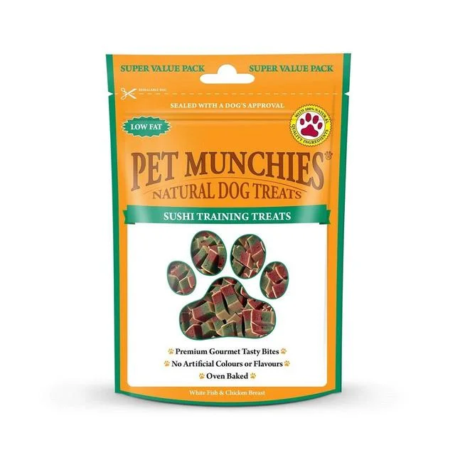 - Weight loss dog foodPet Munchies Sushi Training Dog Treats   150g