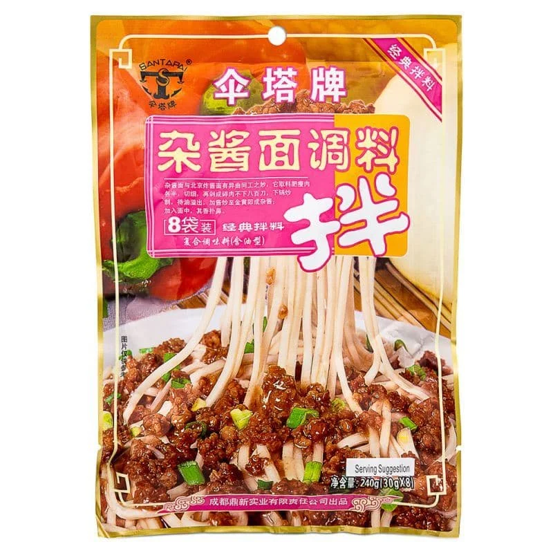 Santapai Noodle Sauce (Sichuan Style Soybean Paste) 傘塔牌 雜醬麵調料