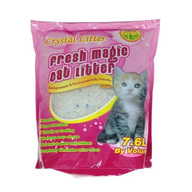 Pet shampoo: a shampoo specifically used to clean pet hair,Kitty Litter - Crystals