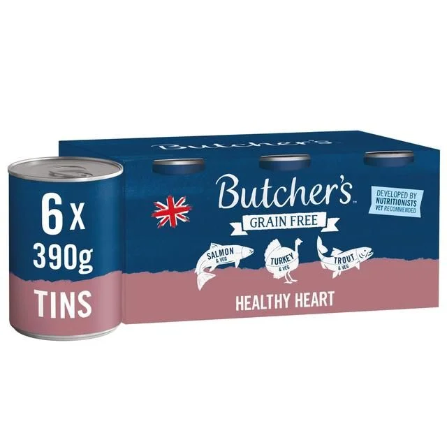 - Food for picky dogsButcher's Healthy Heart Dog Food Tins    6 x 390g