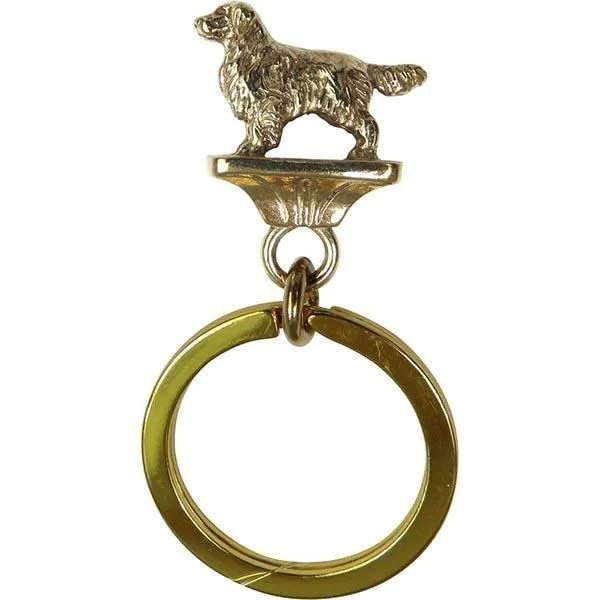 Golden Retriever Key Ring