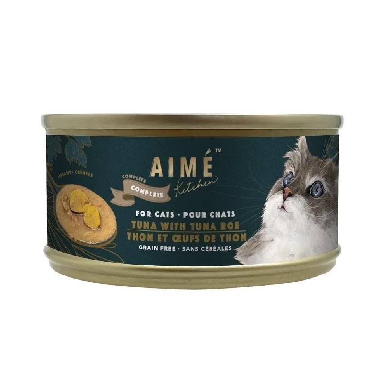    - Cat food for multi-cat households  24 罐優惠套裝 - Aime Kitchen - Tuna with Tuna Roe 鮮魚子伴吞拿魚貓罐頭 75g (TRA75)