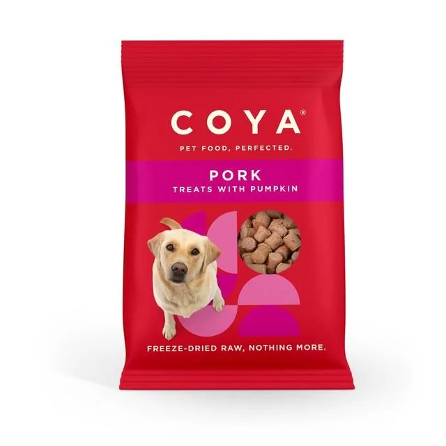 - Special food for puppiesCOYA Freeze-Dried Raw Adult Dog Treats Pork   40g