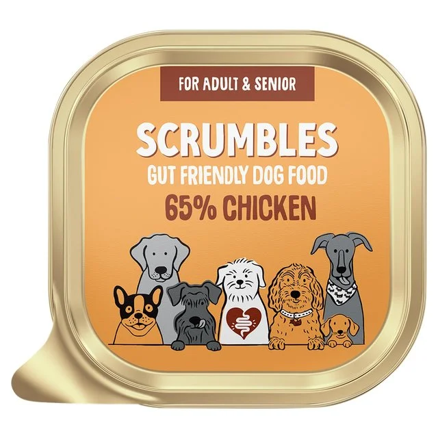 - Dog food improves immunityScrumbles Grain Free Wet Dog Food Chicken   150g