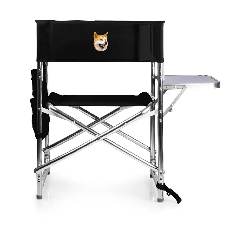 Shiba Inu Embroidered Sports Chair