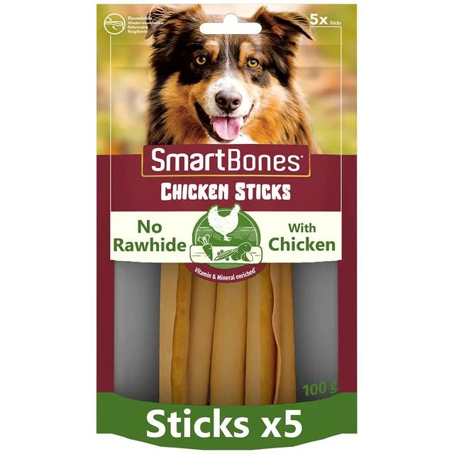 - Tear stain dog foodSmartBones Chicken Rawhide Free Sticks Dog Treats   100g