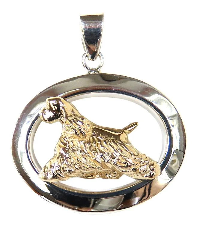 Cocker Spaniel Sterling & 14k Gold Jewelry