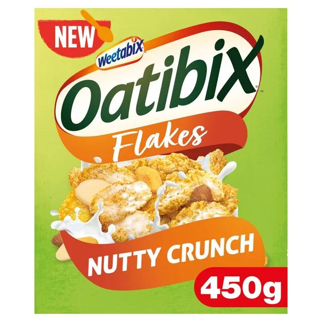 Weetabix Oatiflakes Nutty Crunch Cereal    450g