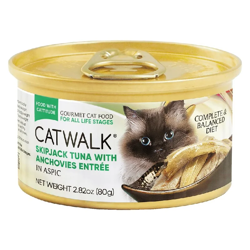    - Cat food nutritional analysis  24 罐優惠套裝 - Catwalk 鰹吞拿魚+ 鯷魚貓主食罐 80g (CW-PUC) (不設混款)