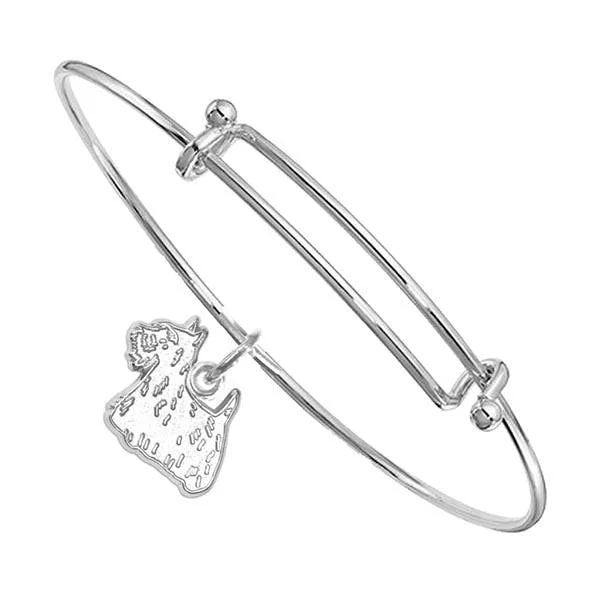 Scottish Terrier Bangle Bracelet