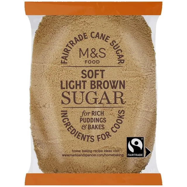 M&S Fairtrade Light Brown Soft Sugar   500g