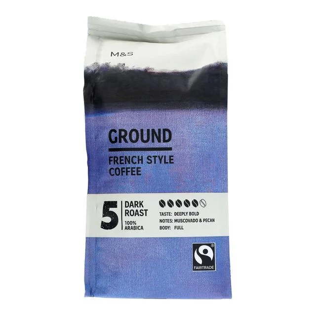 M&S Fairtrade Cafe Connoisseur Ground Coffee   227g