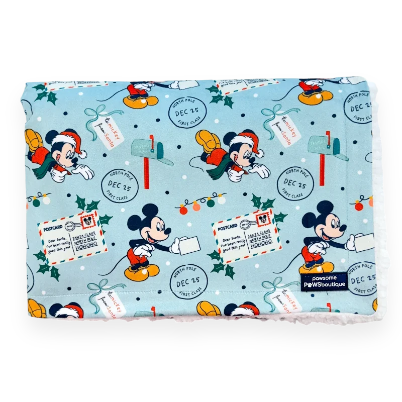 Disney© Dog Blanket - Santas Mickey Mail