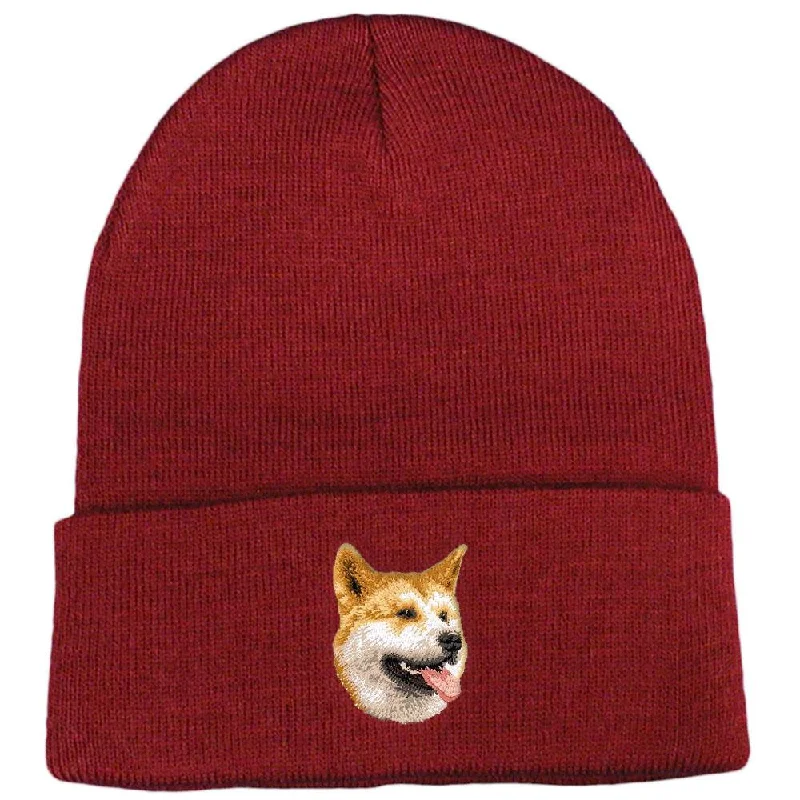 Shiba Inu Embroidered Beanies