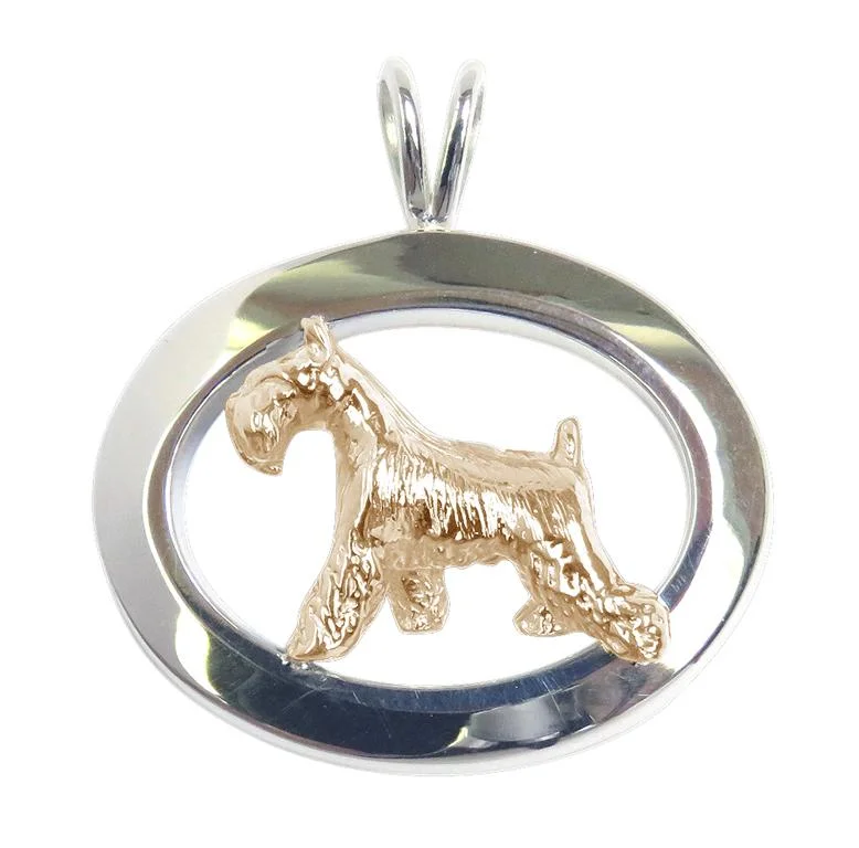 Miniature Schnauzer Sterling & 14k Gold Jewelry