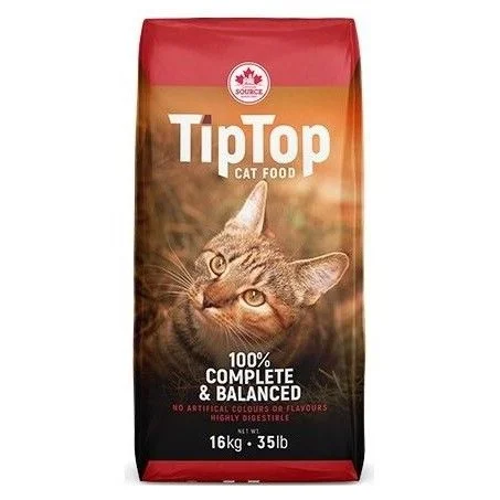 2. **Brand-Related**  Tip Top Lifetime Healthy Grains Cat Food