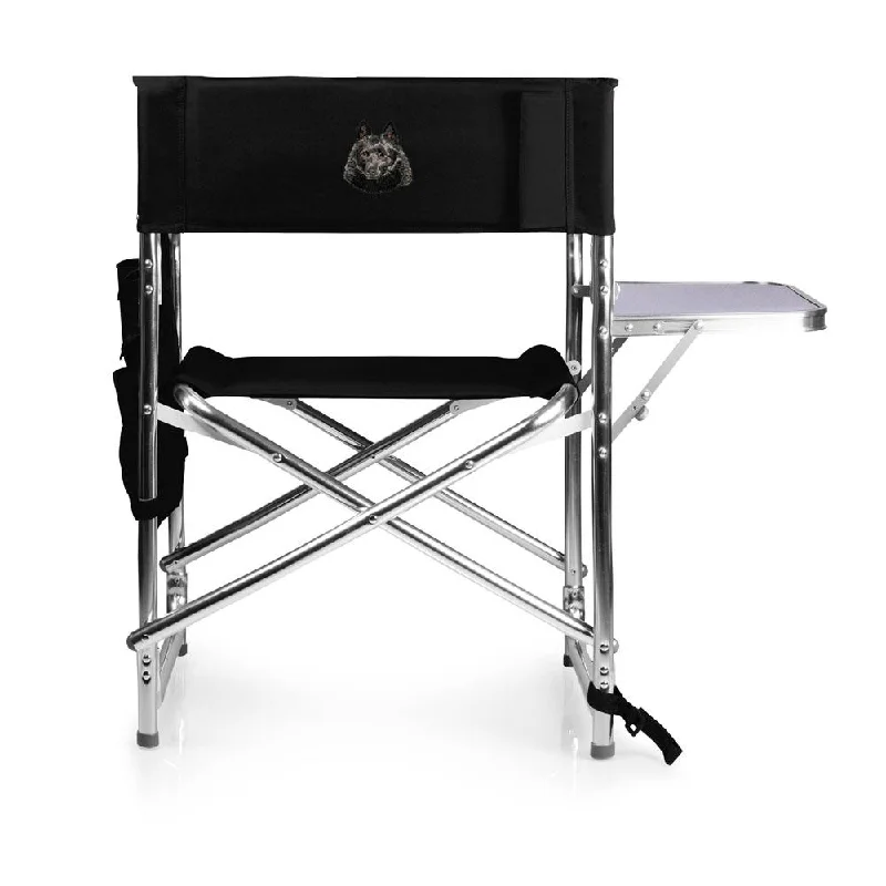 Schipperke Embroidered Sports Chair