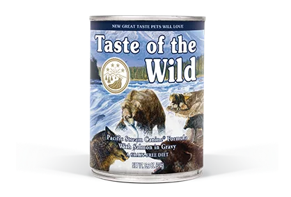 - Dog food discountsTaste of the wild Pacific Stream Canine® Formula with Salmon in Gravy, 390g