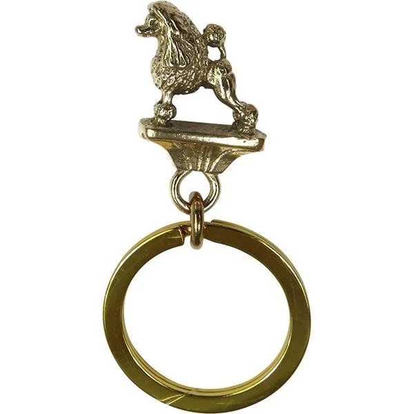 Poodle Key Ring