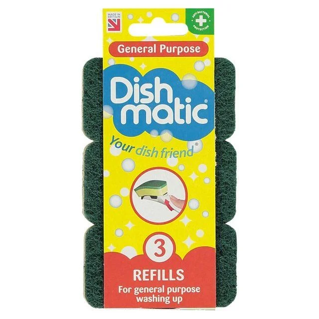 Dishmatic General Purpose Refills   3 per pack