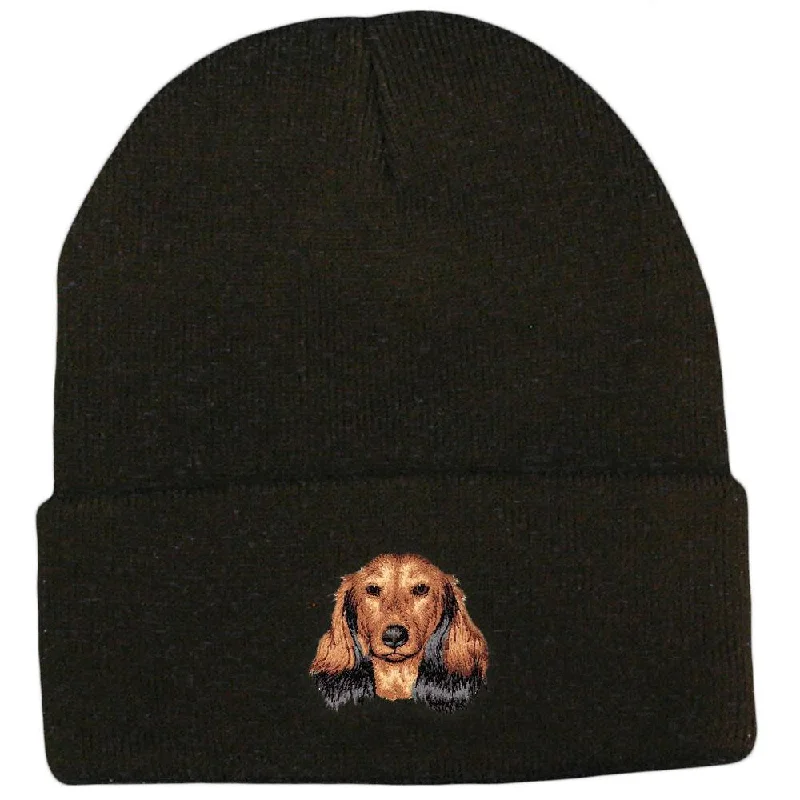 Dachshund Embroidered Beanies