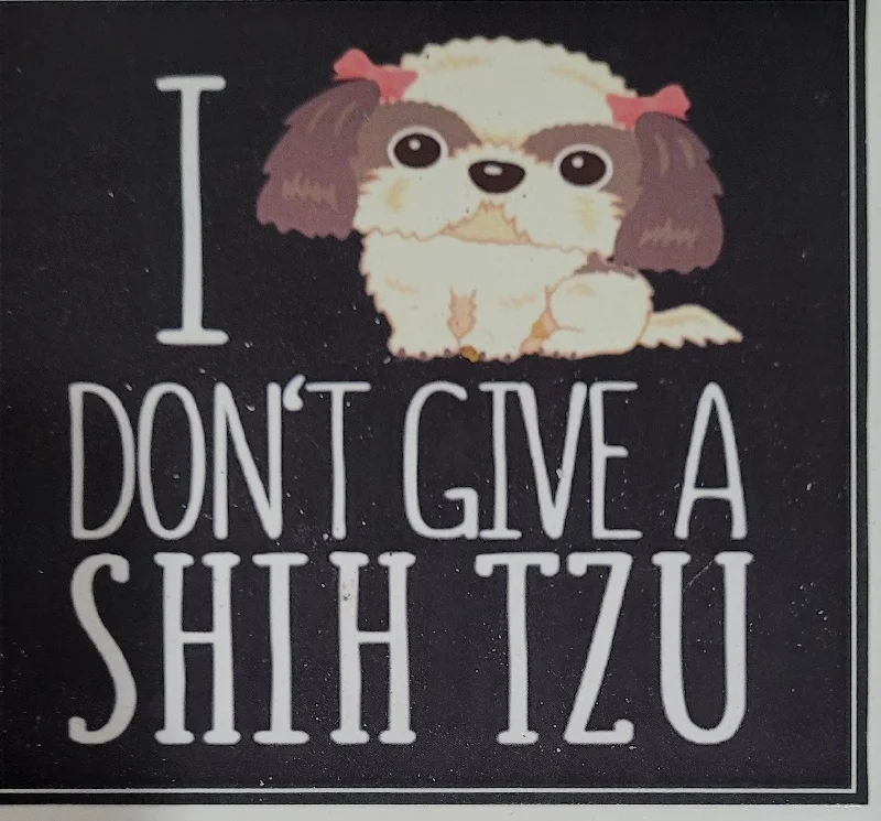 Dog Coaster Magnet I Don't Give A Shih Tzu