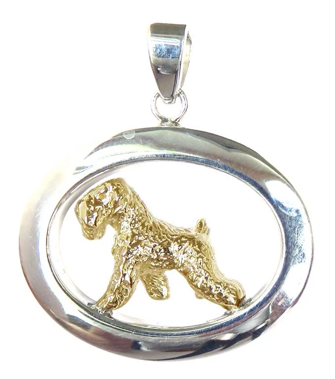 Soft Coated Wheaten Terrier Sterling & 14k Gold Jewelry