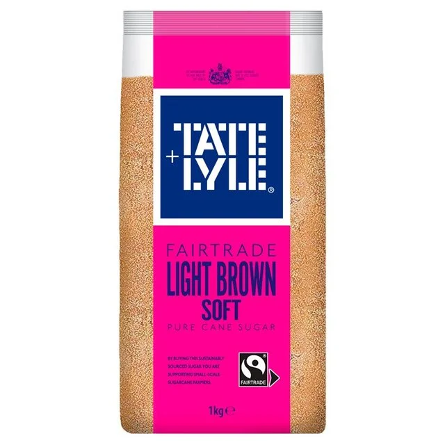 Tate & Lyle Fairtrade Light Soft Brown Sugar   1kg