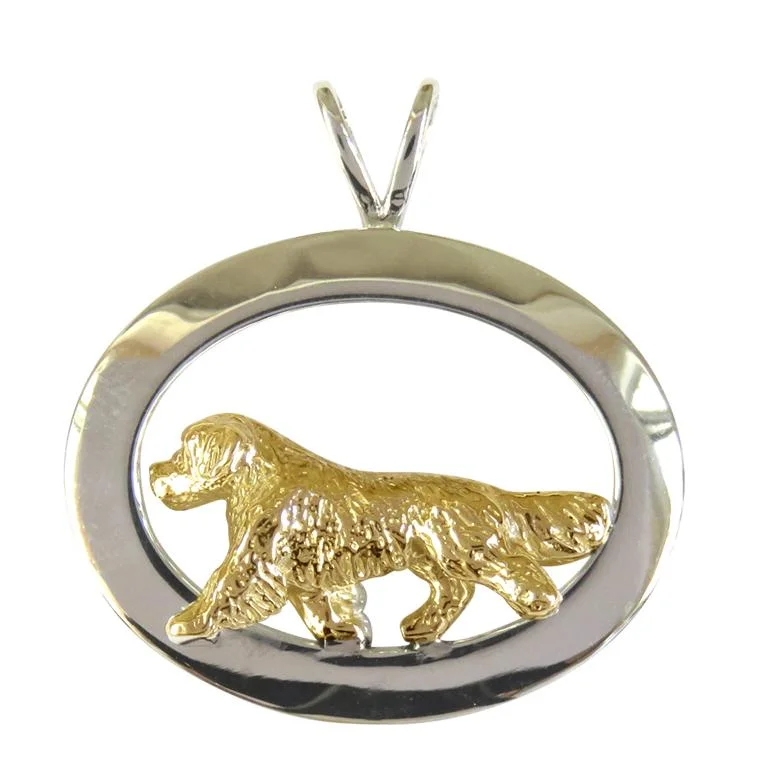 Golden Retriever Sterling & 14k Gold Jewelry