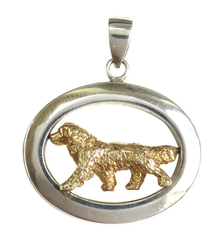 Bernese Mountain Dog Sterling & 14k Gold Jewelry