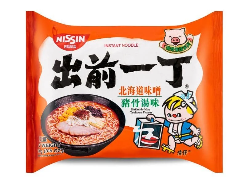 Nissin Hokkaido Miso Tonkotsu Flavour Noodles 出前一丁北海道味噌豬骨湯味麵