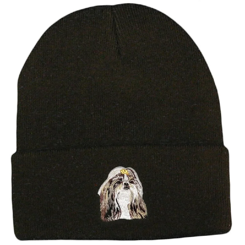 Shih Tzu Embroidered Beanies