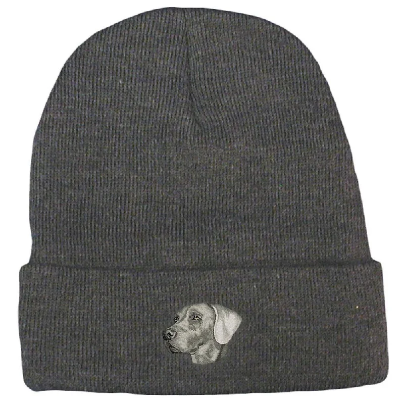 Weimaraner Embroidered Beanies