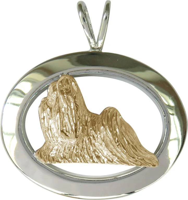 Shih Tzu Sterling & 14k Gold Jewelry