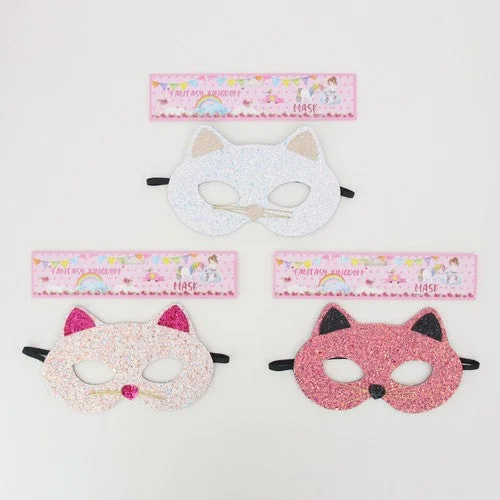 preventing the nails from growing too long and causing discomfort or damage to the pet.Cat Mask - Glitter