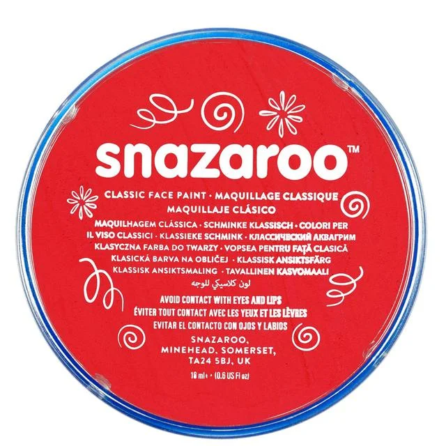 Snazaroo Classic Face Paint Bright Red