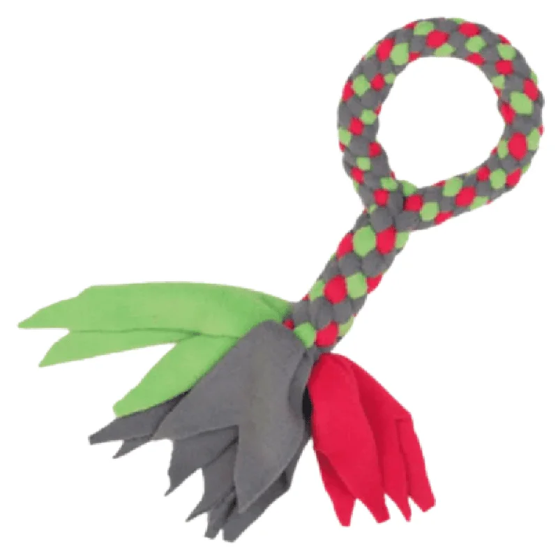 - Parrot toy selectionFor The Love Of Dog Tug O Loop Toy for Dogs (Pink/Green/Grey)