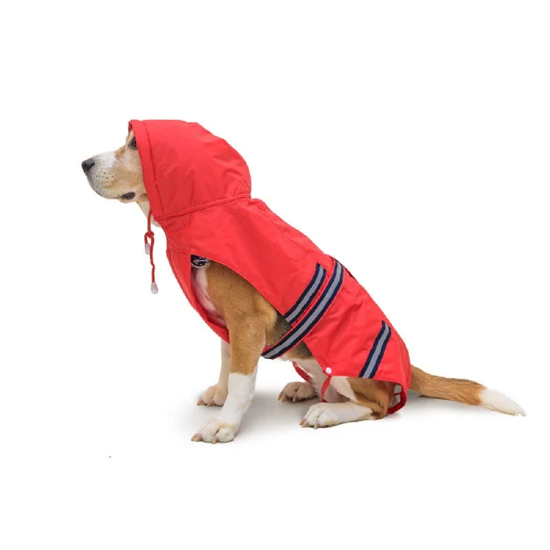 10. **Dog bathing brush massage**PetWale Reflective Raincoat for Dogs (Red)